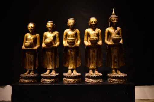 The Group of Standing Buddha & his fellowers - Image 5