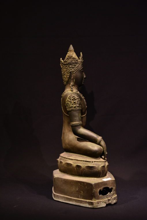 Seating Buddha on Lotus Throne - Image 2