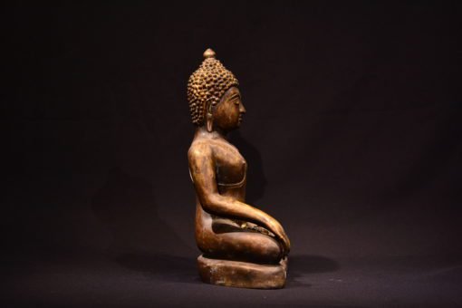 Enlighten Your Space with the Majestic Thai Chiang Sean Seating Buddha-35cm/22cm - Image 5