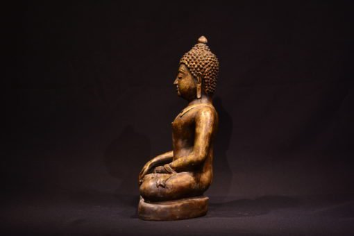 Enlighten Your Space with the Majestic Thai Chiang Sean Seating Buddha-35cm/22cm - Image 3